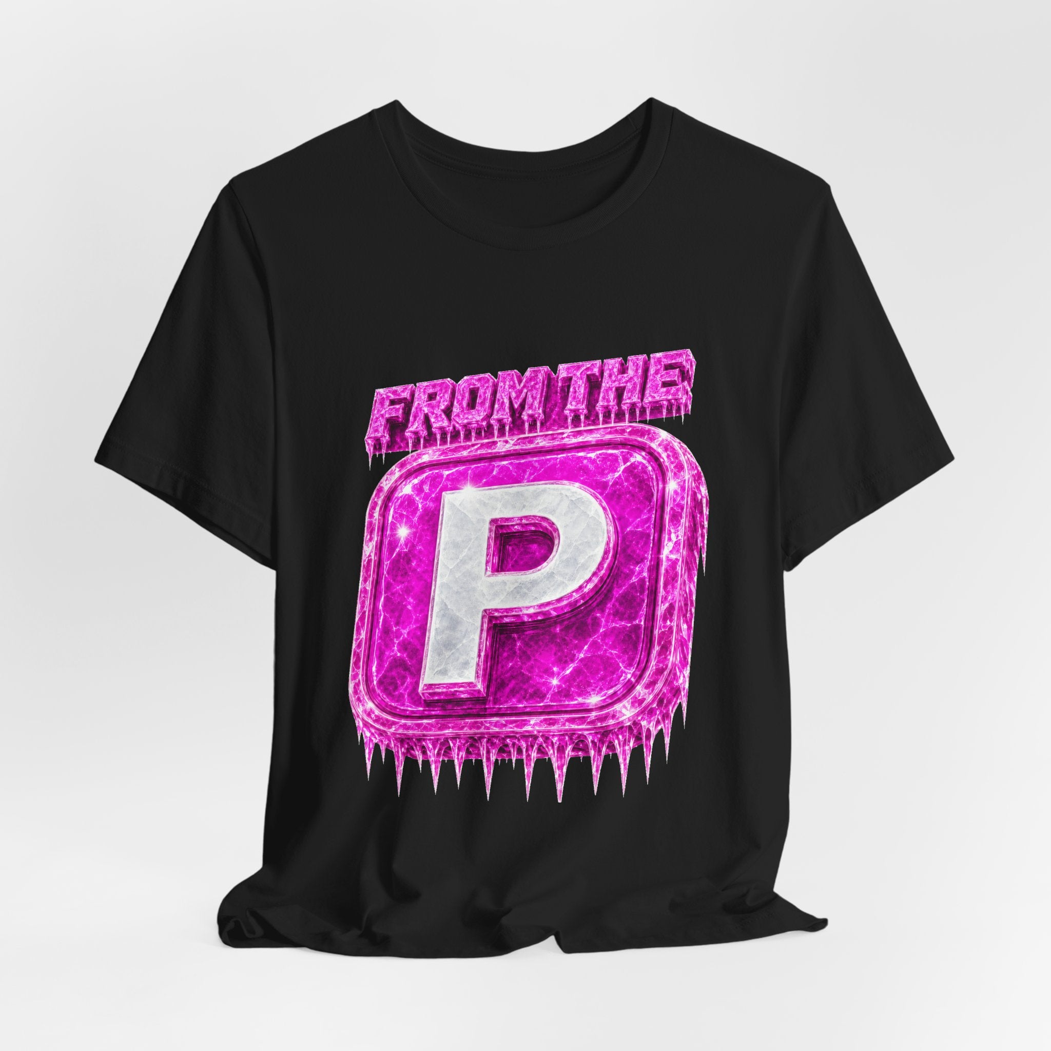 FROM THE P Pink Ice Badge Tee — FROZTEES