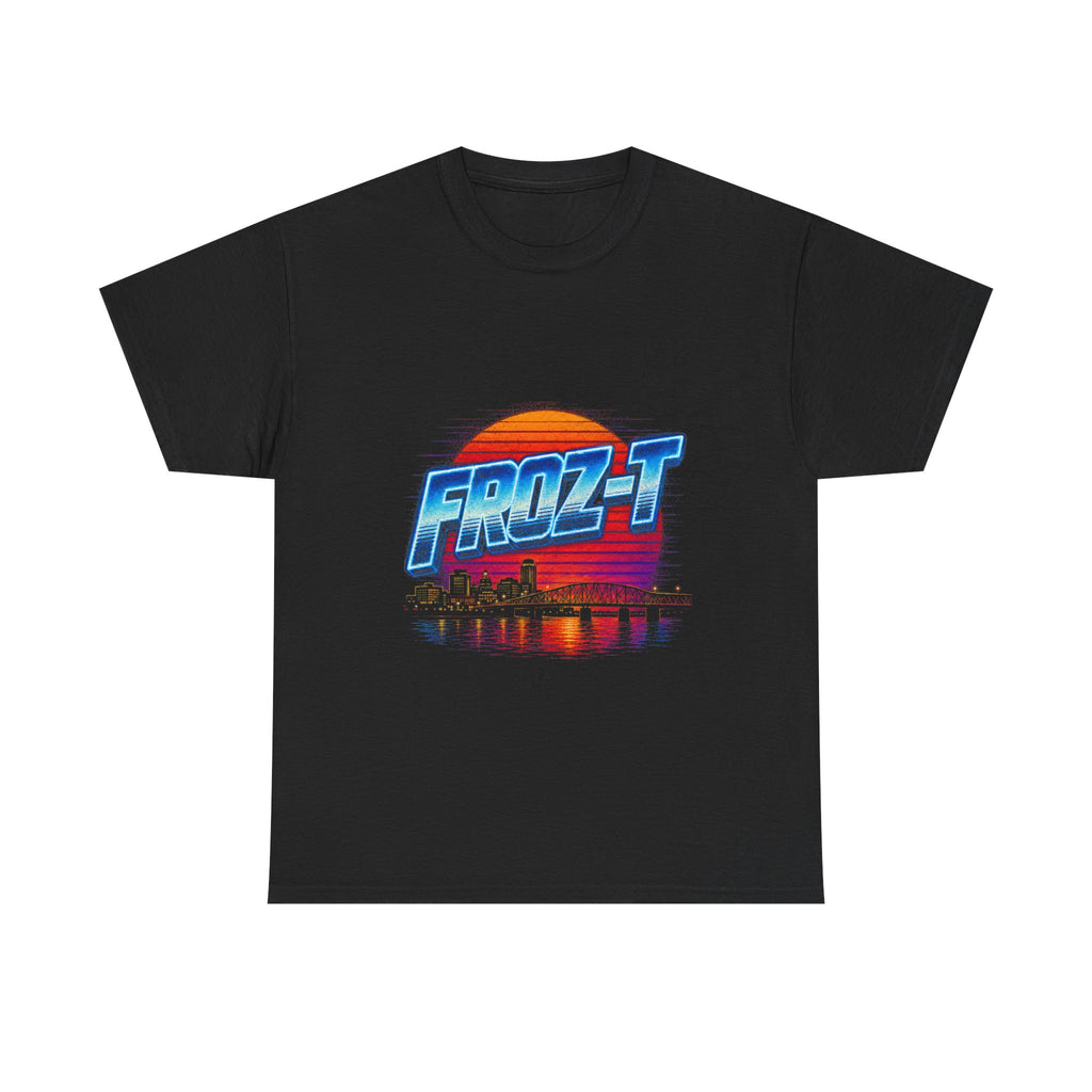 FROZ-T Sunset Over The P — Black Tee