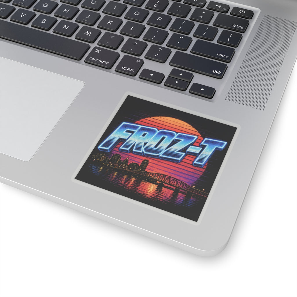 FROZ-T Sunset Over The P — Sticker