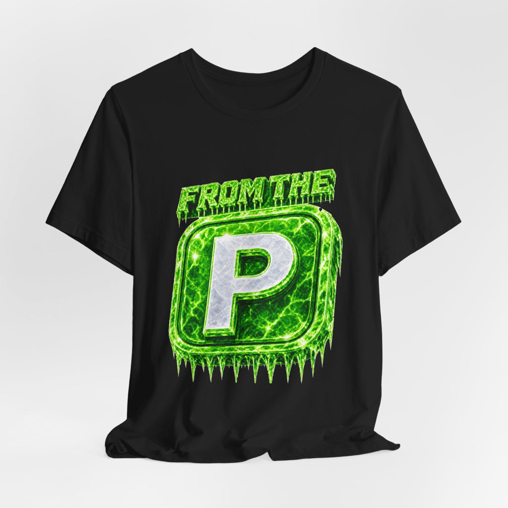 FROM THE P Green Ice Badge Tee — FROZTEES