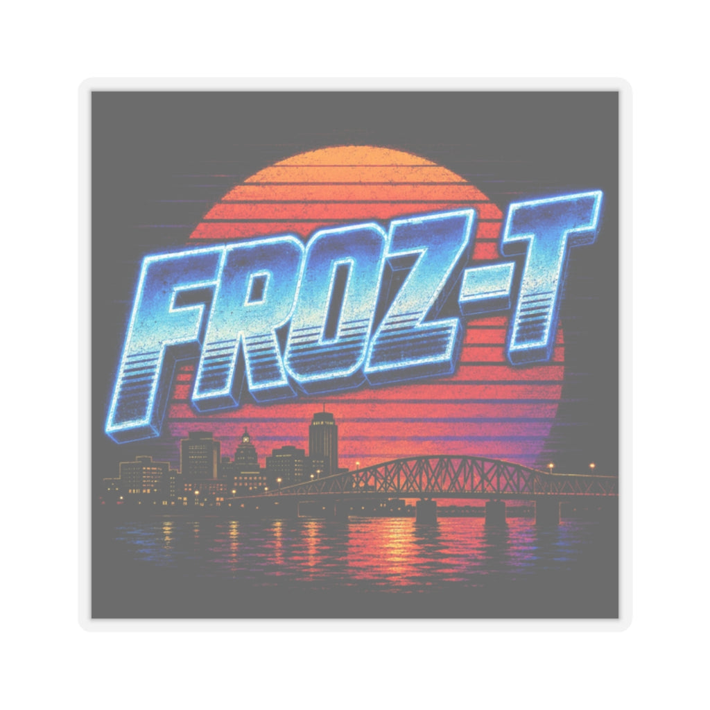 FROZ-T Sunset Over The P — Sticker