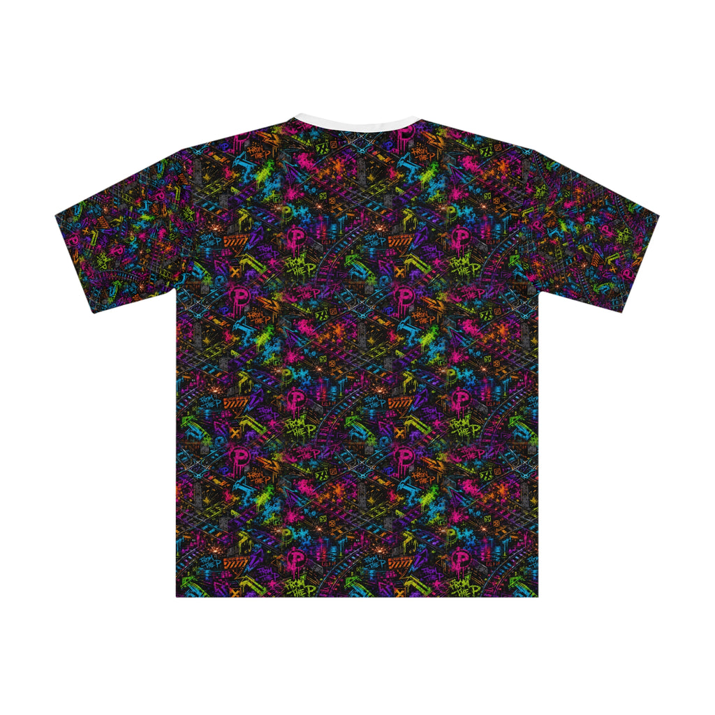From The P Graffiti All-Over Print Tee – Multicolor