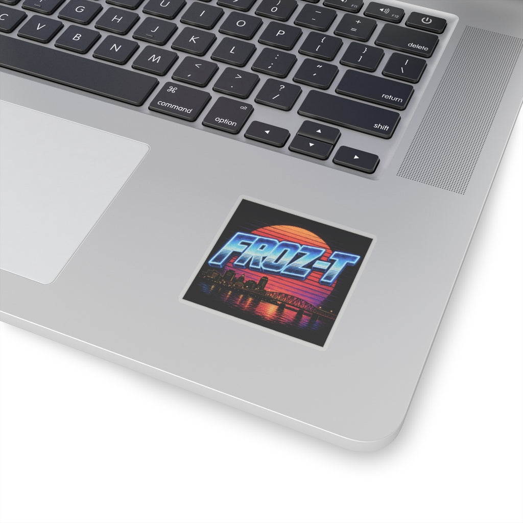 FROZ-T Sunset Over The P — Sticker